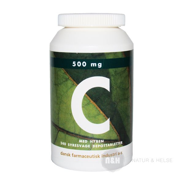 C 500 mg med hyben 240 stk.