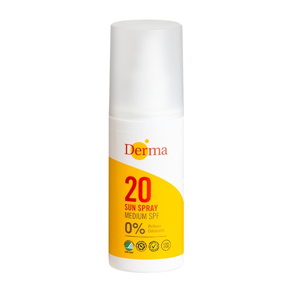 Solspray SPF20 Mellem Derma 150 ml