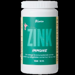 Zink Immune 18 mg BiOrto 90 vegetabilske kapsler