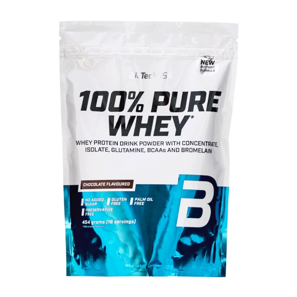 100% Pure Whey Protein Chocolate 454 g