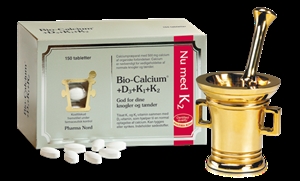 Bio-Calcium+D3+K1+K2 150 tabletter