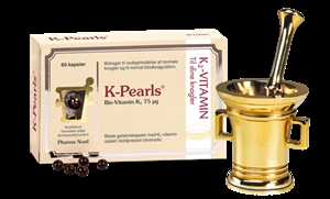 K-Pearls K2 Bio-Vitamin 75 mcg 60 kapsler