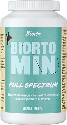 Biortomin Full Spectrum Biorto 160 vegetabilske kapsler