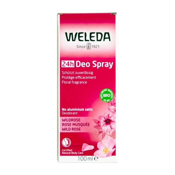 24h Deo Spray Wild Rose Weleda 100 ml