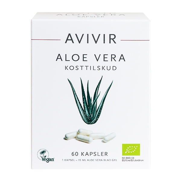 Aloe Vera Avivir 60 kapsler økologisk