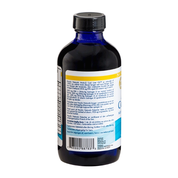 Arctic-D Cod Liver Oil Nordic Naturals 237 ml