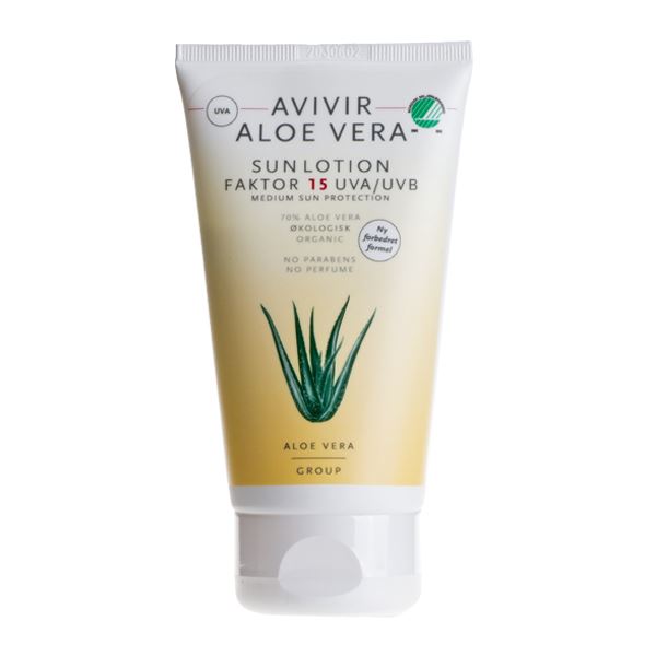 Sunlotion spf15 UVA+UVB Aloe Vera Avivir 150 ml