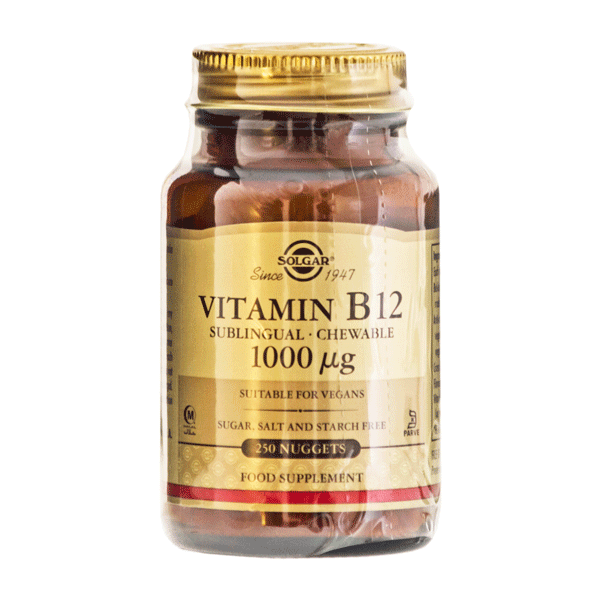 B12 Vitamin Solgar 1000 mcg 250 tyggetabletter