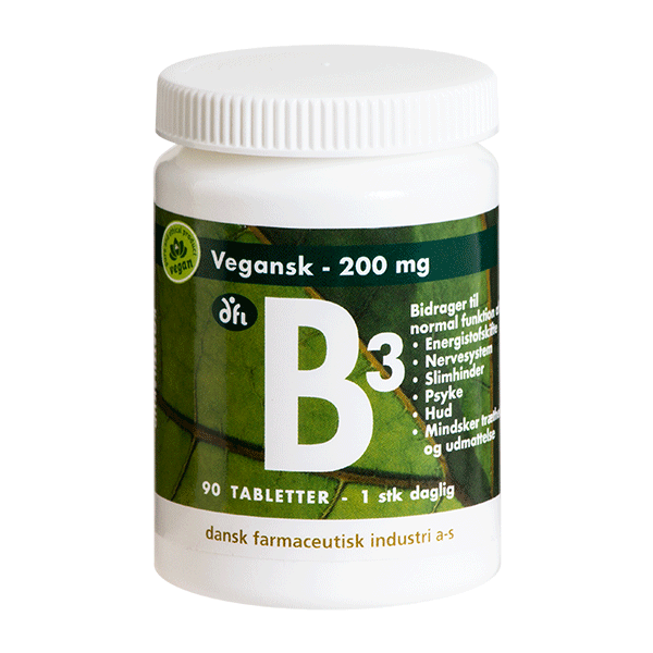B3 200 mg 90 tabletter