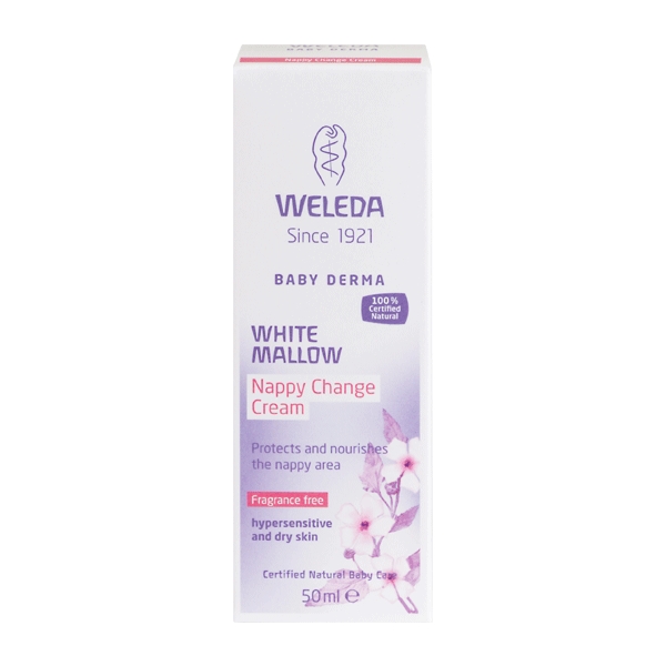 Baby Nappy Change Cream Derma White Mallow Weleda 50 ml