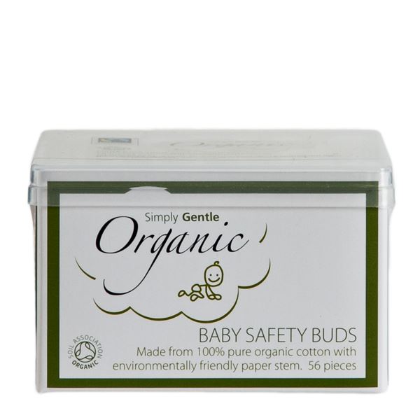 Baby Safety Buds Simply Gentle 56 stk. økologisk