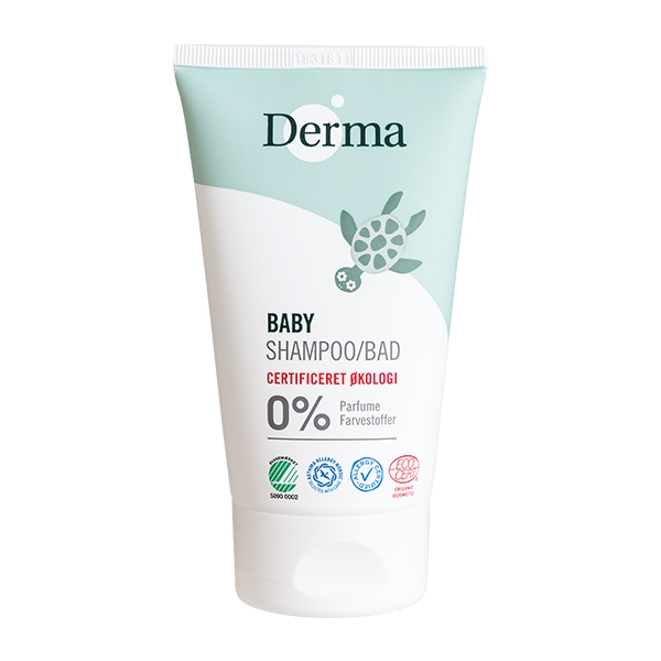 Baby Shampoo/Bad Derma Eco 150 ml økologisk