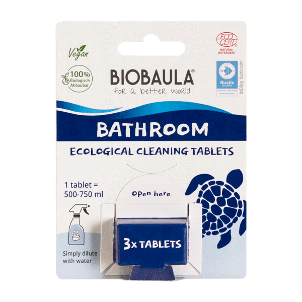 Bad Rengøring BioBaula 3 tabletter økologisk