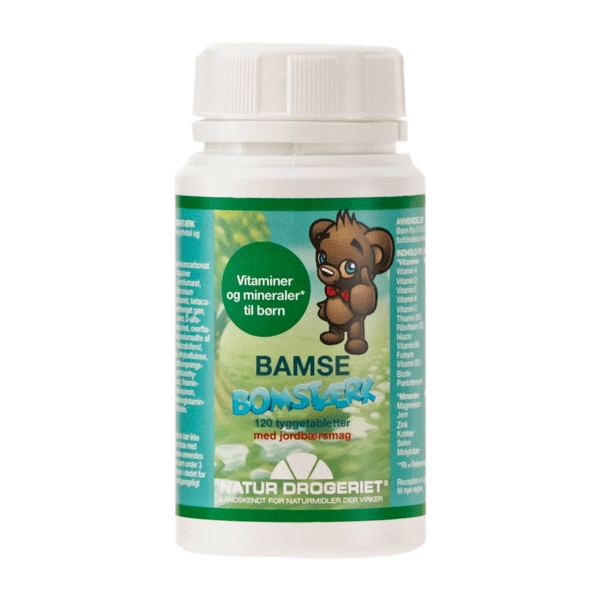 Bamse Bomstærk Multivitamin-Mineral 120 tabletter