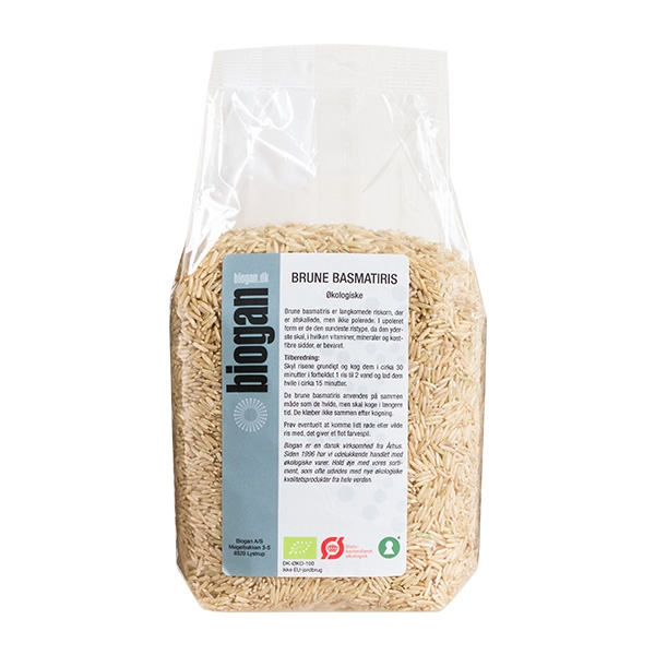 Basmati Ris Brune 1 kg økologisk