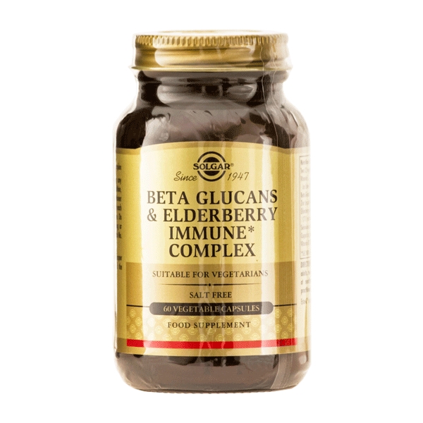 Beta Glucans and Elderberry Immune Complex 60 kapsler