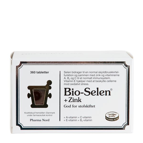 Bio-Selen + Zink 360 tabletter