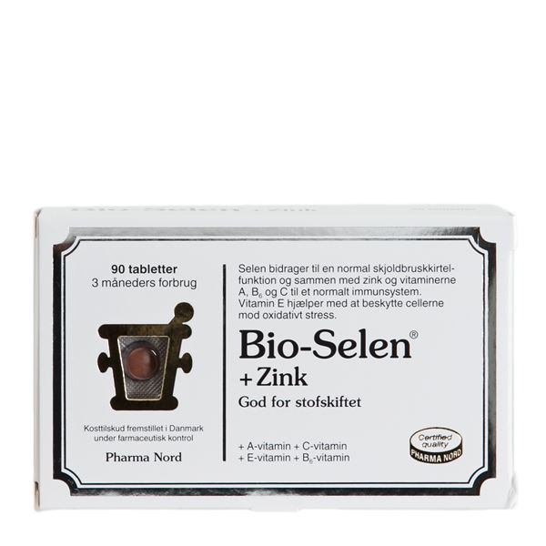 Bio-Selen + Zink 90 tabletter
