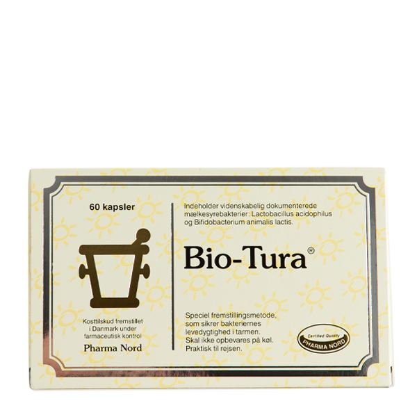 Bio-Tura Mælkesyrebakterier 60 kapsler