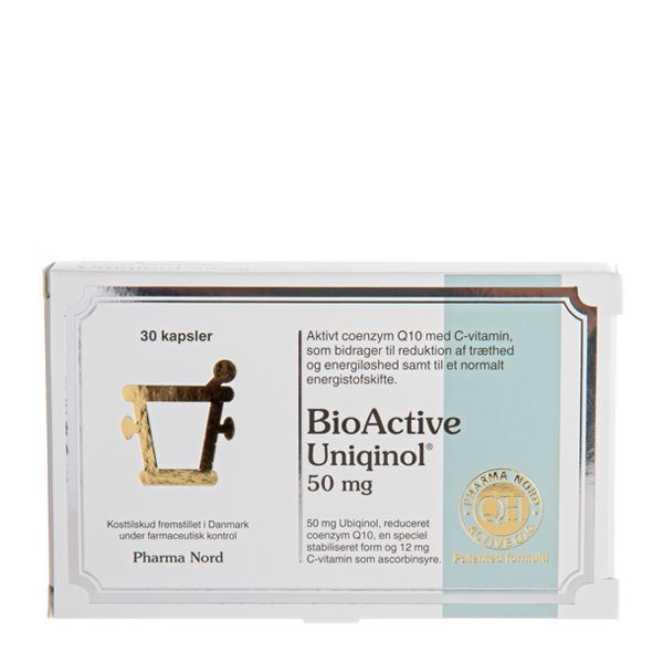 BioActive Uniqinol 50 mg 30 kapsler