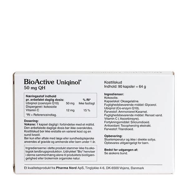 BioActive Uniqinol 50 mg QH 90 kapsler