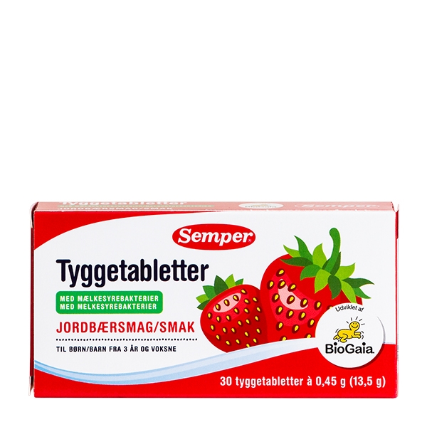 BioGaia Tyggetabletter Semper 30 tabletter