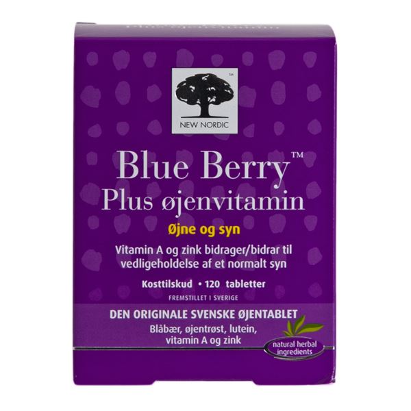 Blue Berry Plus Øjenvitamin 120 tabletter