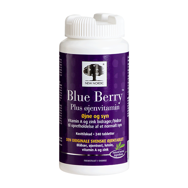 Blue Berry Plus Øjenvitamin 240 tabletter