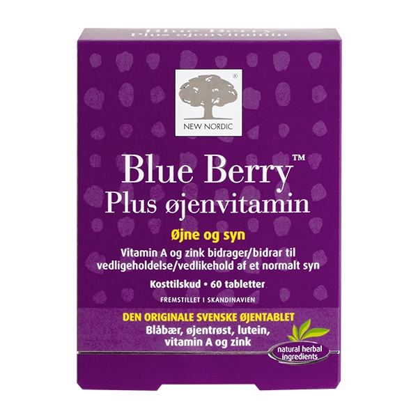 Blue Berry Plus Øjenvitamin 60 tabletter