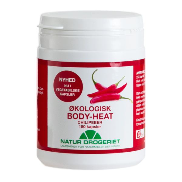 Body-Heat Chilipeber 180 vegetabilske kapsler økologisk