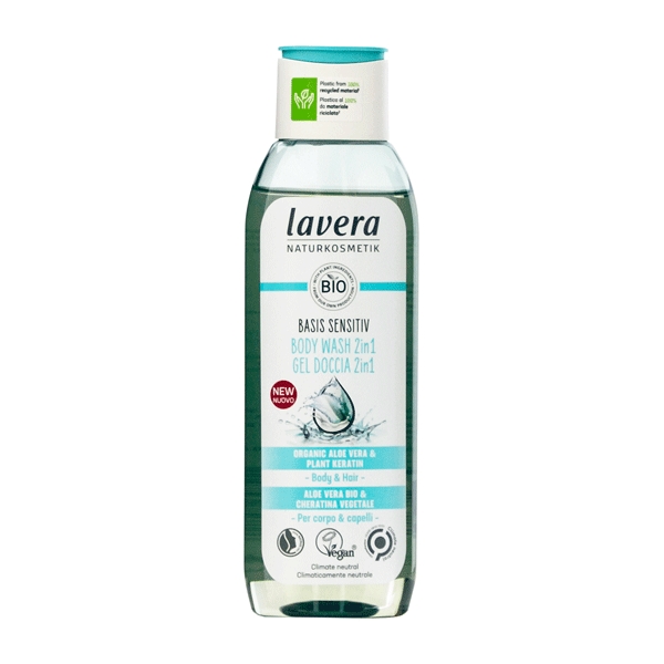 Body Wash 2in1 Basis Sensitiv Lavera 250 ml