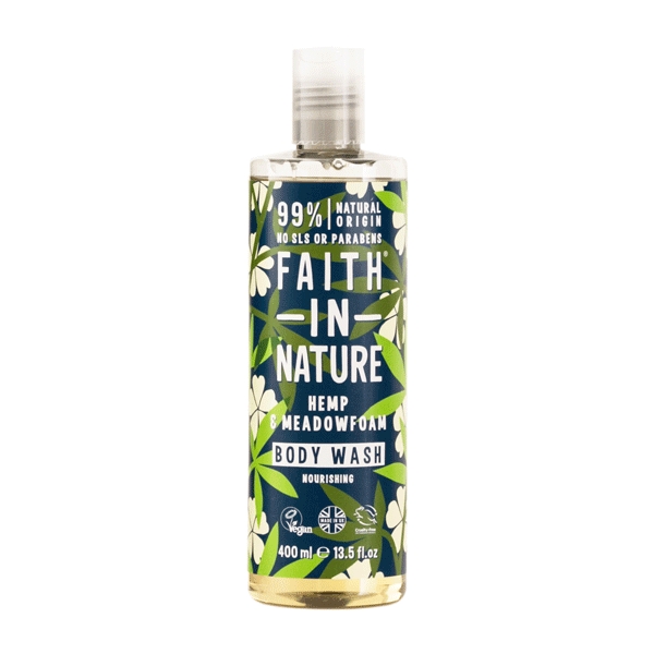 Body Wash Hemp & Meadowfoam Faith in Nature 400 ml