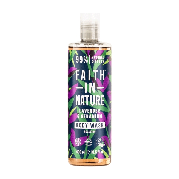 Body Wash Lavender & Geranium Faith in Nature 400 ml