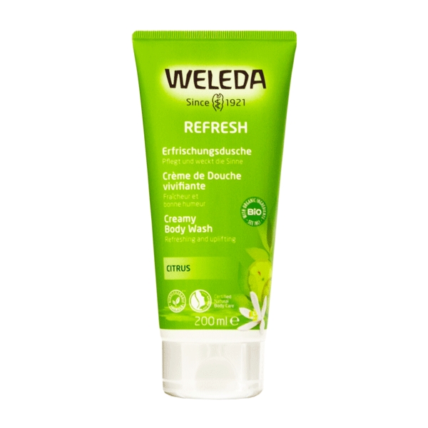 Body Wash Refresh Creamy Citrus Weleda 200 ml