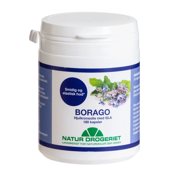 Borago Hjulkroneolie med GLA 180 kapsler