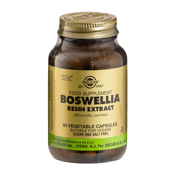 Boswellia Resin Extract Solgar 60 vegetabilske kapsler