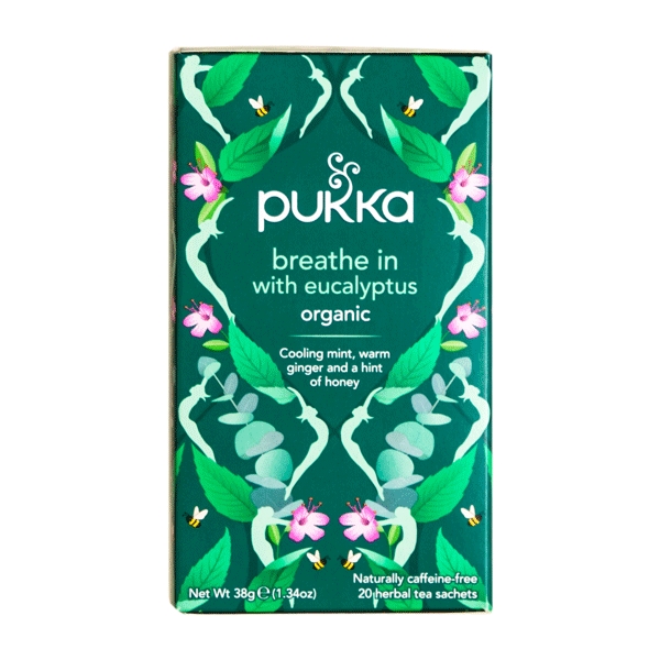 Breathe In with Eukalyptus Pukka 20 breve økologisk