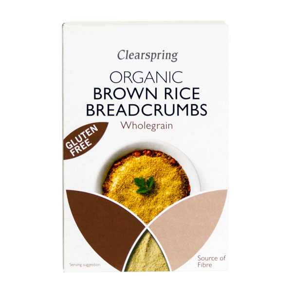 Brown Rice Breadcrumbs Clearspring 250 g økologisk