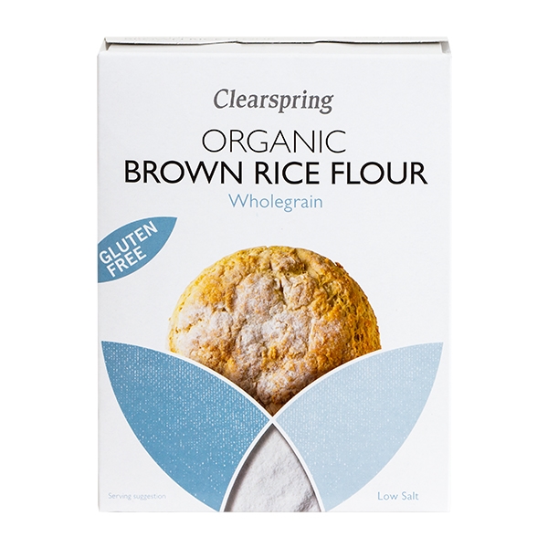 Brown Rice Flour Clearspring 375 g økologisk