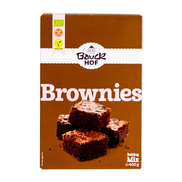 Brownies Mix Bauckhof glutenfri 400 g økologisk