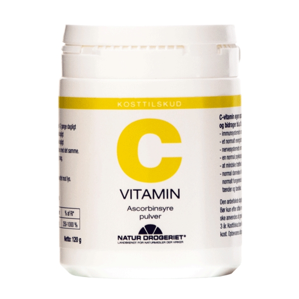 C Vitamin Ascorbinsyre Pulver 120 g