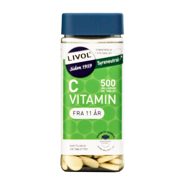 C-vitamin 500 mg Livol 230 tabletter
