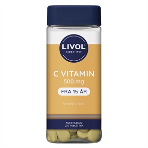 C-vitamin 500 mg Livol 230 tabletter