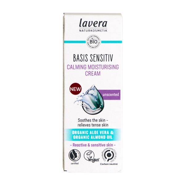 Calming Moisturising Cream Basis Sensitiv Lavera 50 ml