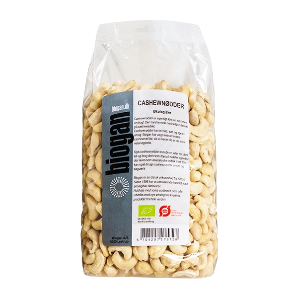 Cashewnødder 750 g økologisk