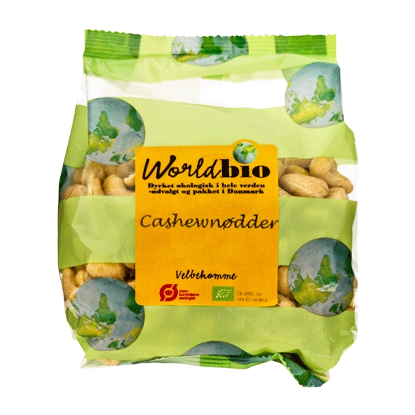 Cashewnødder World Bio 325 g økologisk