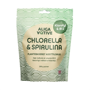 Chlorella & Spirulina Pulver 200 g.