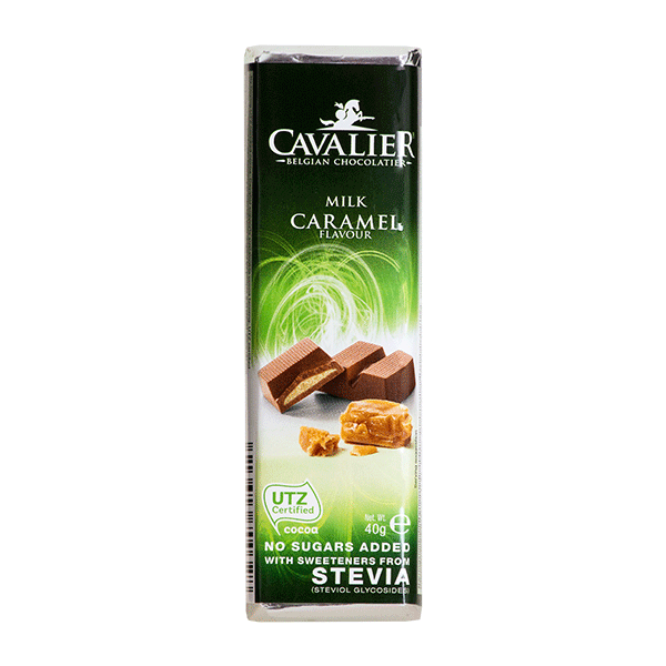 Chokoladebar Mælk med Karamel Cavalier 40 g