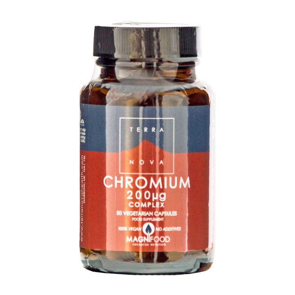 Chromium Complex 200 mcg Terranova 50 kapsler