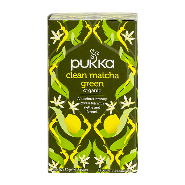 Clean Matcha Green Pukka 20 breve økologisk